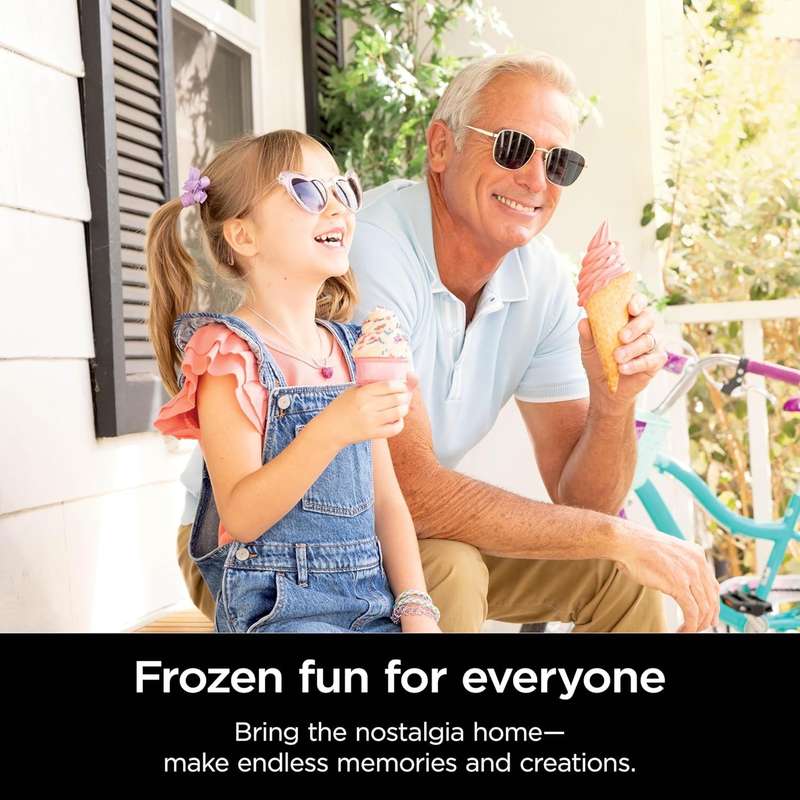 Ninja Swirl Ice Cream & Soft Serve Maker | 13-in-1 | Low-Calorie & Custom Treats | Includes 2 Pints