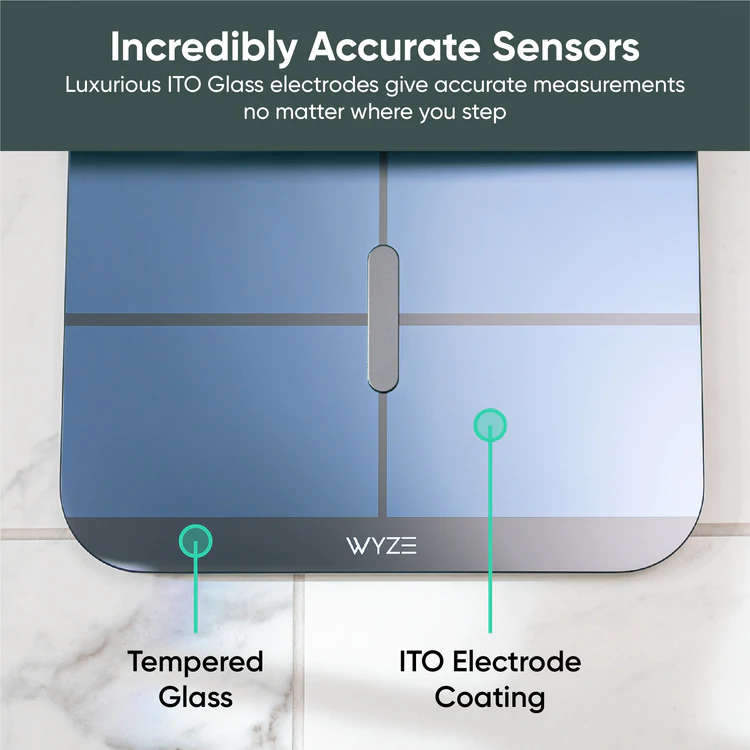 Wyze Scale X (Advanced Smart Scale) - White - Damaged Packaging - One Leg and Rubber Have a Punch...