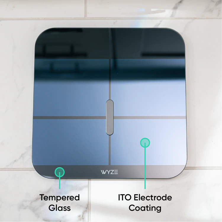 Wyze Scale X (Advanced Smart Scale) - White - Damaged Packaging - One Leg and Rubber Have a Punch...