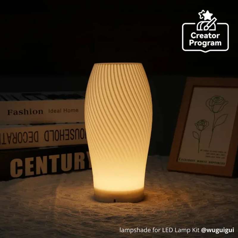 Bambu LED Lamp Kit 001  Assemble Your Own Custom LED Lamp