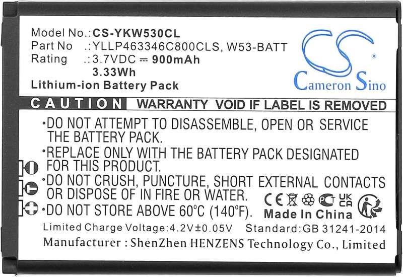 Replacement Battery for Yealink W73P