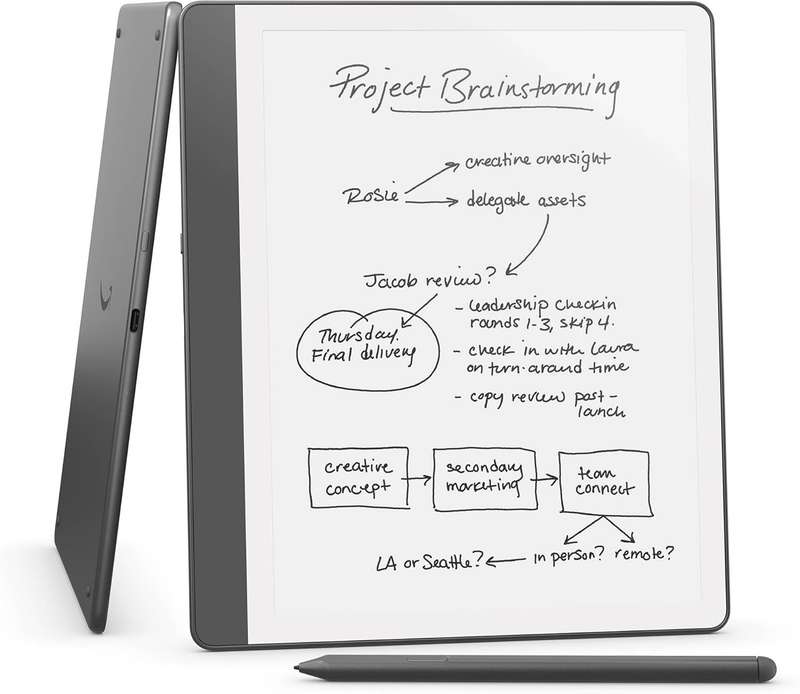 Amazon Kindle Scribe (32 GB) - Includes Premium Pen - Tungsten