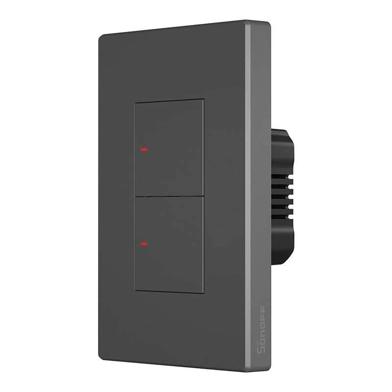 Sonoff M5 Zigbee Light Switch - Available in 1/2/3 Channel - Black 1 Gang