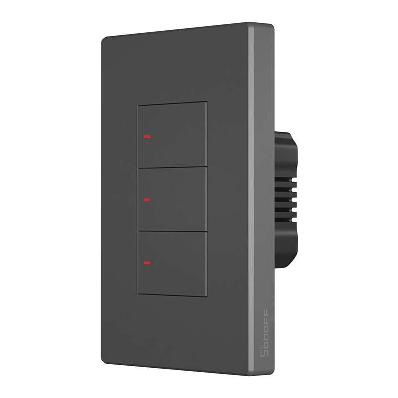 Sonoff M5 Zigbee Light Switch - Available in 1/2/3 Channel - Black 1 Gang