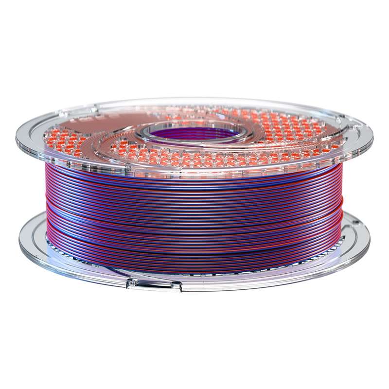 SA Filament PLA+ Silk Dual Filament Blue Blood  Royal Blue & Merlot