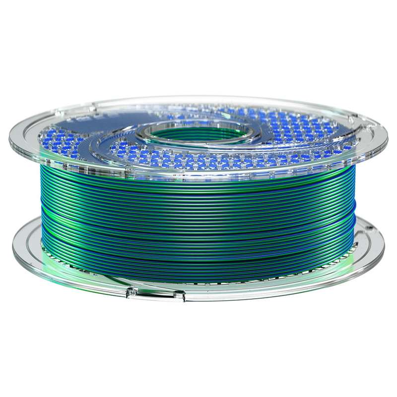 SA Filament PLA+ Silk Dual Filament Sapphire Forest  Royal Blue & Dark Green