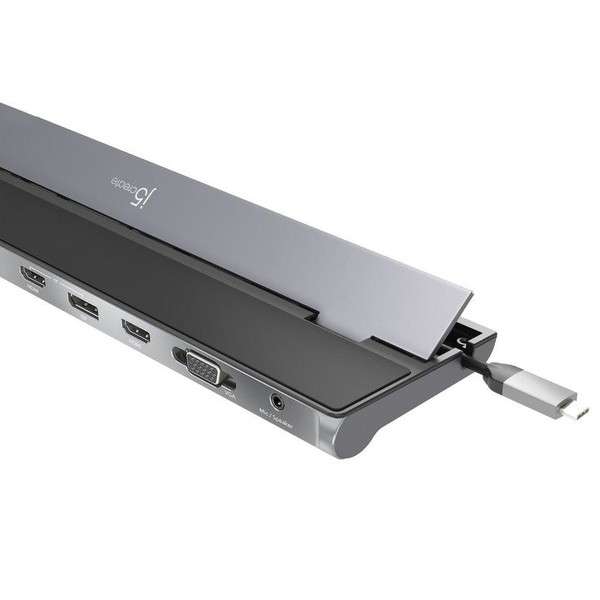 j5Create USB-C Docking Station - Triple Display / USB Hub / Card Reader