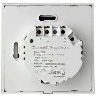 Ewelink WIFI Dimmer Light Switch (Square)