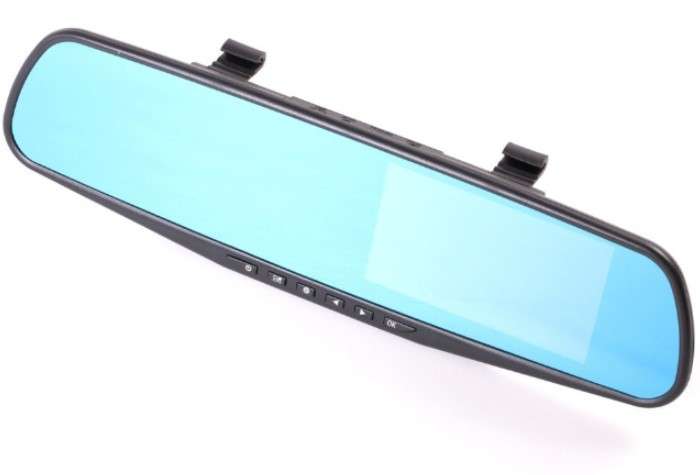 Rearview Mirror Dual Channel DVR Camera Recorder Dash Cam