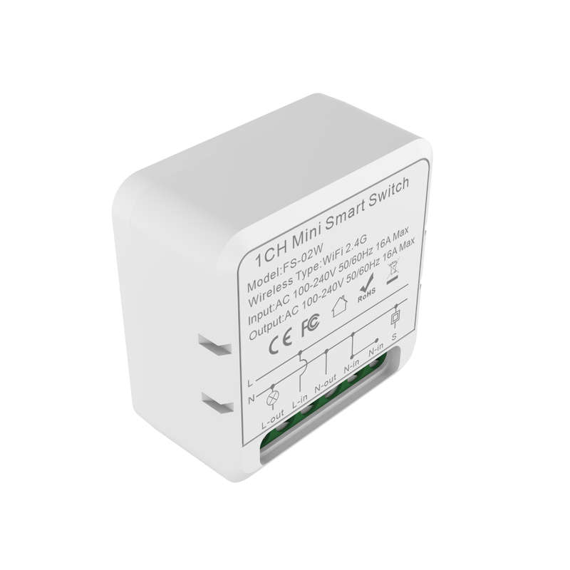 Tuya MINI DIY Wi-Fi Smart Switch - 16A / AC100-250V / 50-60Hz