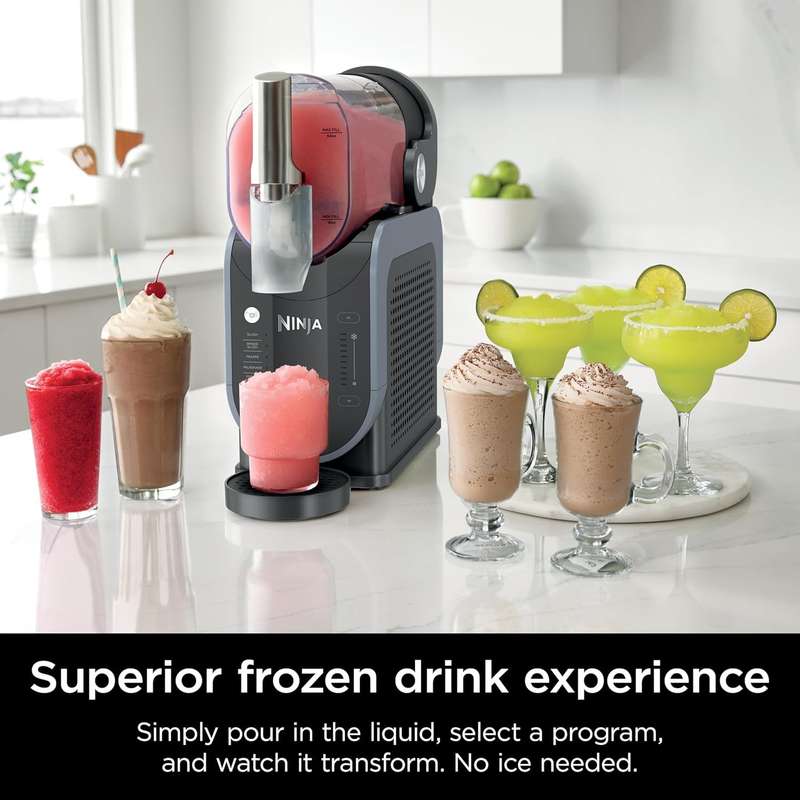 Ninja SLUSHi with RapidChill Technology / Frozen Drink & Slushy Machine with 5 Preset Programs