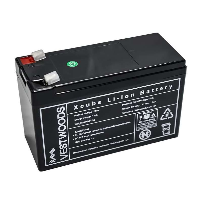 VESTWOODS 8Ah / 12V LiFePO4 Lithium-Ion Battery - VC1208 / 3 Year Warranty - Slightly Used - Stil...