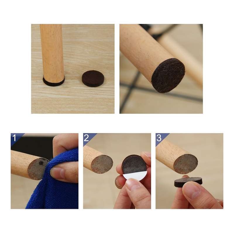 Furniture Sliders 4cm x 4cm - 12 Pack