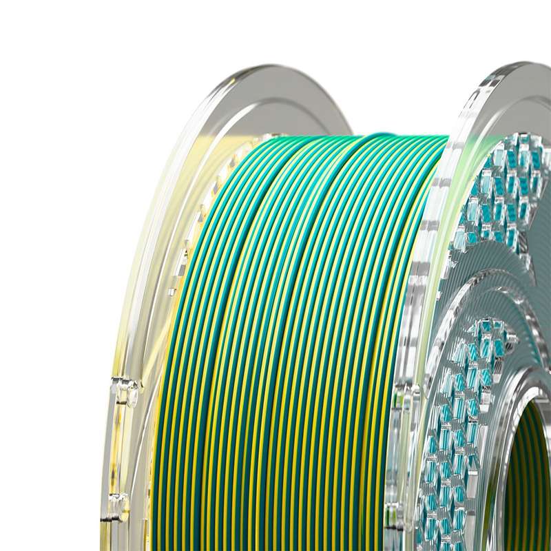 SA Filament PLA+ Silk Dual Filament Golden Leaf  Gold & Green
