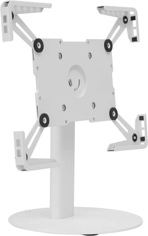 Universal Tablet Stand with Tilt, Anti-Theft Retail iPad POS Kiosk Stand, Fits Tablets from 9.7" ...
