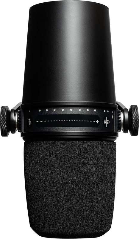 Shure MV7 Podcast Dynamic Microphone - OBS Certified | USB-C & XLR | Enhanced Audio | Auto Level ...