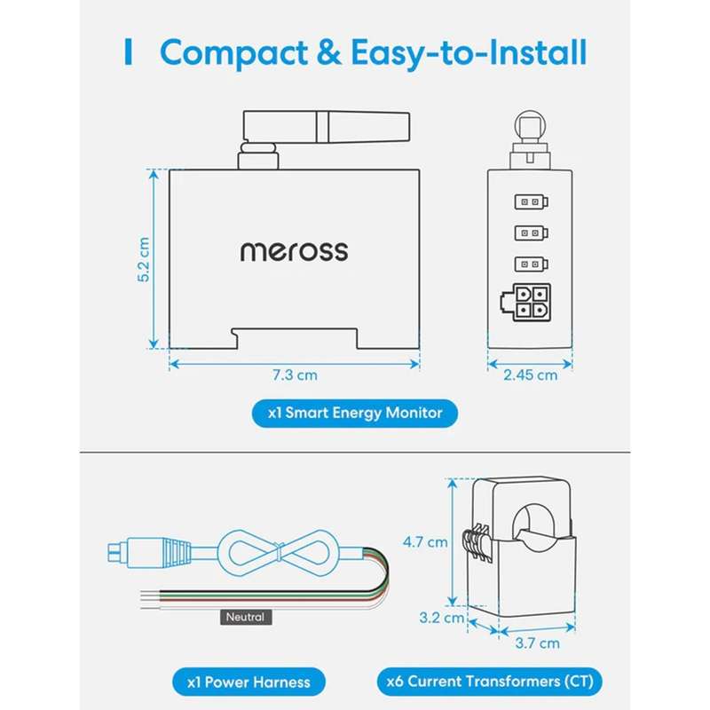 Meross Smart Energy Monitor - EM06