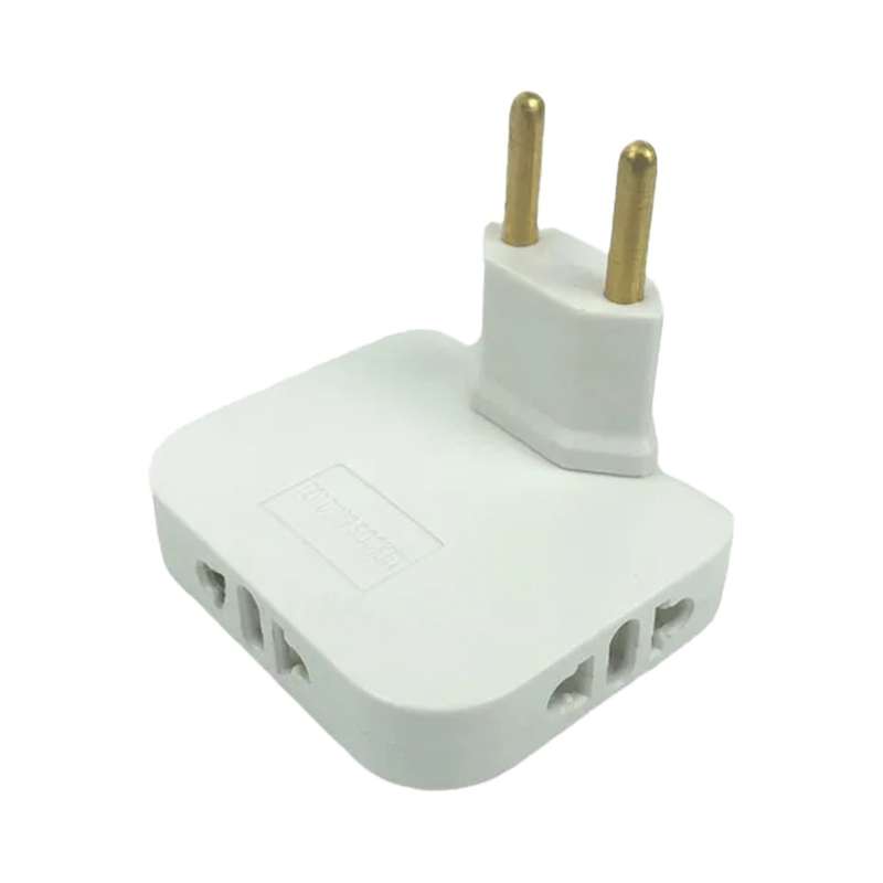 3-in-1 EU Socket Adapter | Universal 180 Degree Foldable Plug