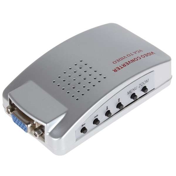 VGA to AV (RCA) Video Conversion Box