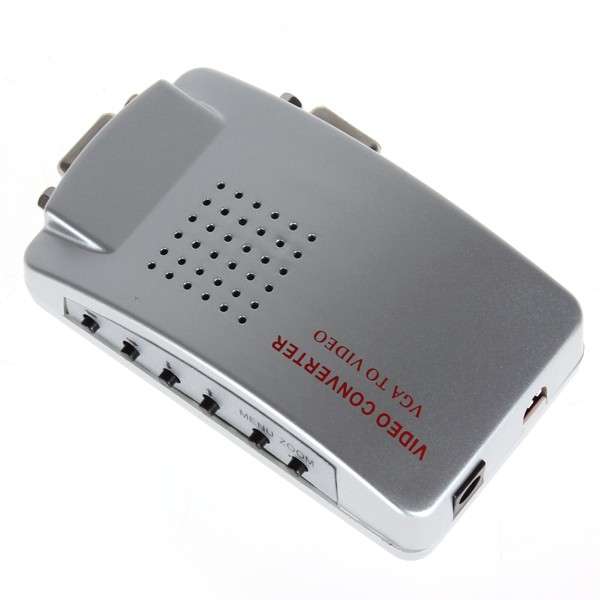 VGA to AV (RCA) Video Conversion Box