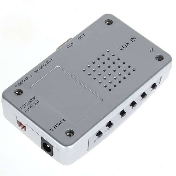 VGA to AV (RCA) Video Conversion Box