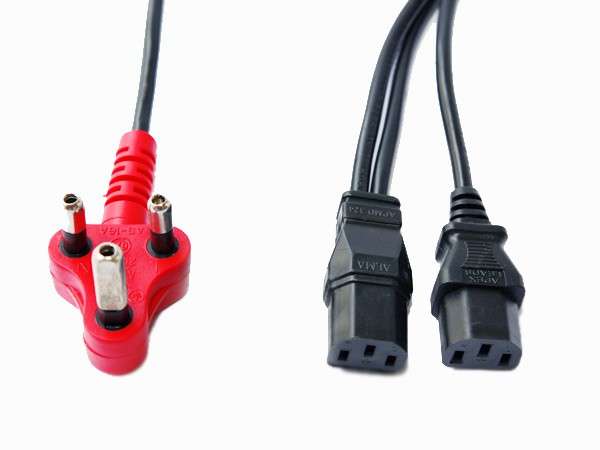 2 Way IEC Power Cable