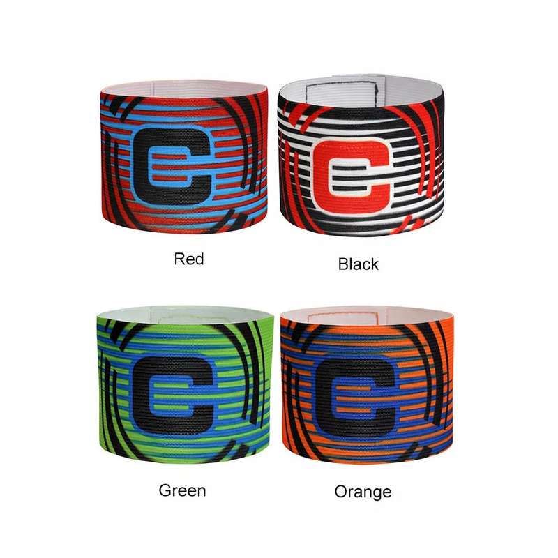 Captain's Armband with Velcro Fastener - Available in Various Colours Black