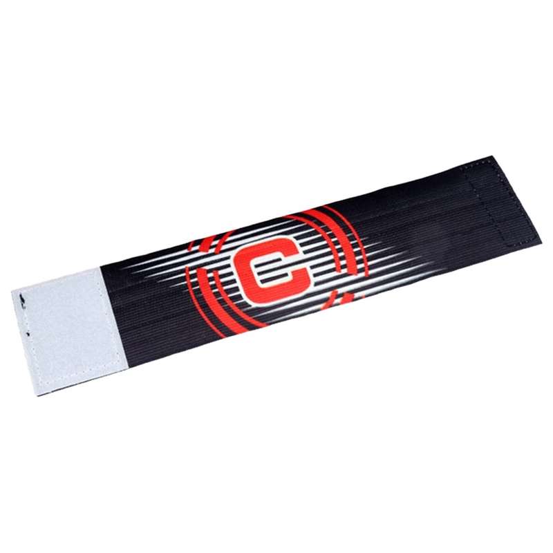 Captain's Armband with Velcro Fastener - Available in Various Colours Black