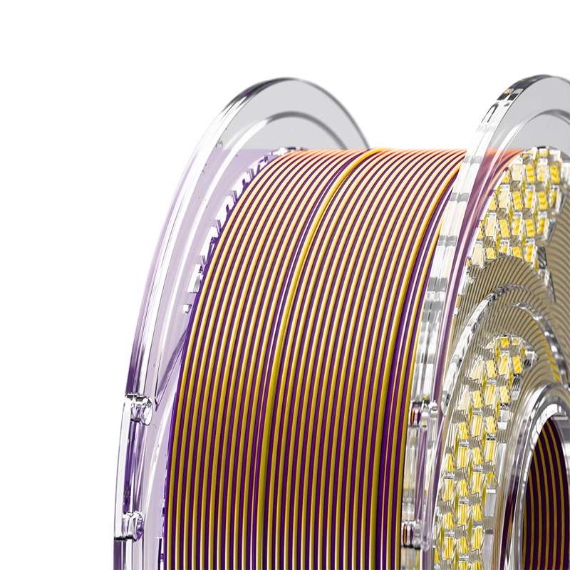 SA Filament PLA+ Silk Dual Filament Golden Indigo  Indigo Purple & Gold