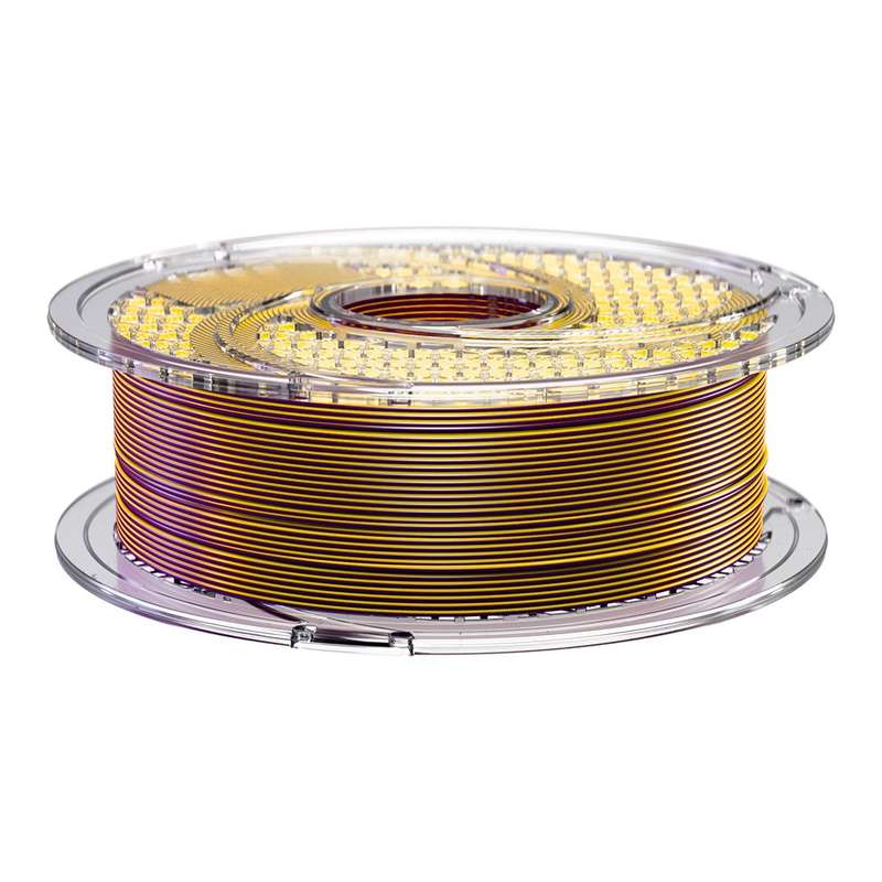 SA Filament PLA+ Silk Dual Filament Golden Indigo  Indigo Purple & Gold