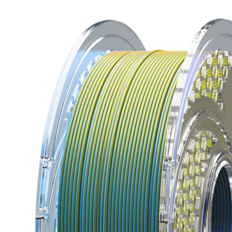 SA Filament PLA+ Silk Dual Filament Golden Sapphire  Royal Blue & Gold