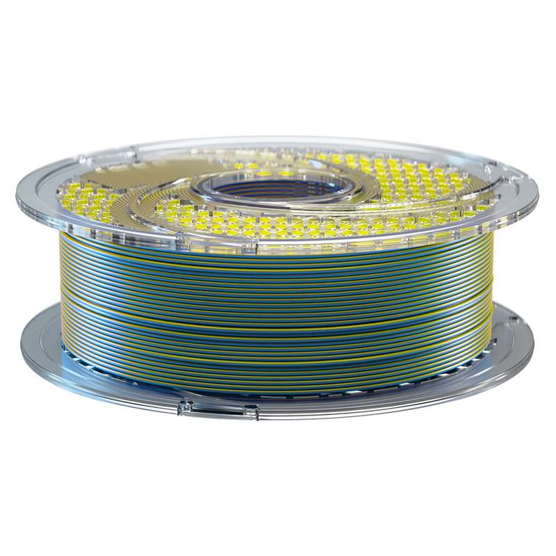 SA Filament PLA+ Silk Dual Filament Golden Sapphire  Royal Blue & Gold