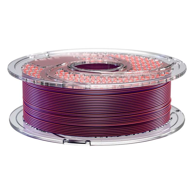 SA Filament PLA+ Silk Dual Filament Crimson Eclipse  Indigo Purple & Merlot