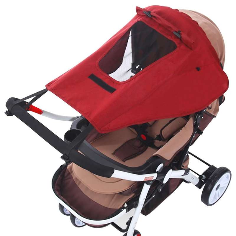 Universal Stroller Shade - Available in Various Colours Red