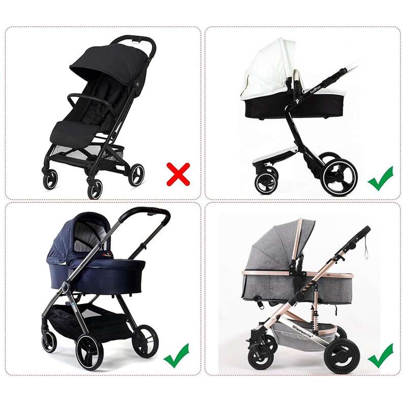 Universal Stroller Shade - Available in Various Colours Red