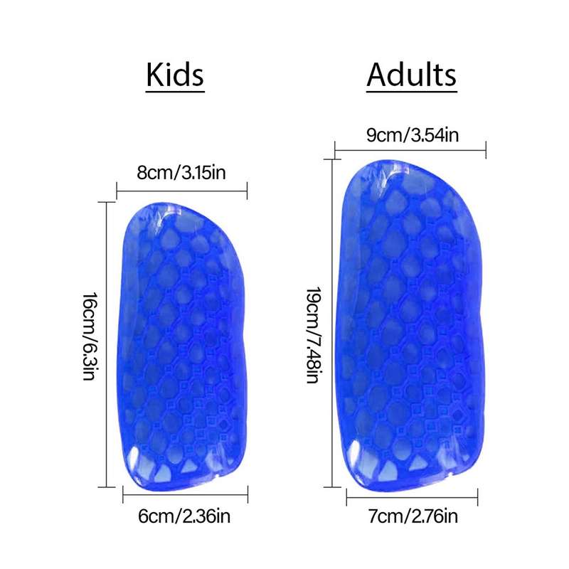 Evo Charge Junior & Adult Shin Guards - Available in Various Colours Yellow Large