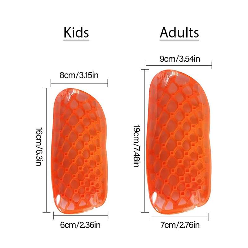 Evo Charge Junior & Adult Shin Guards - Available in Various Colours Yellow Large