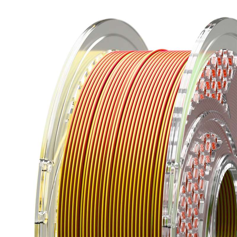 SA Filament PLA+ Silk Dual Filament Golden Scarlet - Gold & Merlot