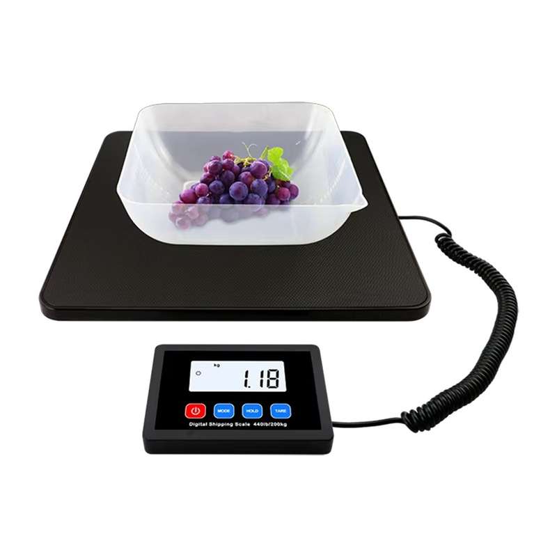 Countertop Digital Shipping Scale with Hold/Tare - Auto-Off Functions - 3 Units of Measure