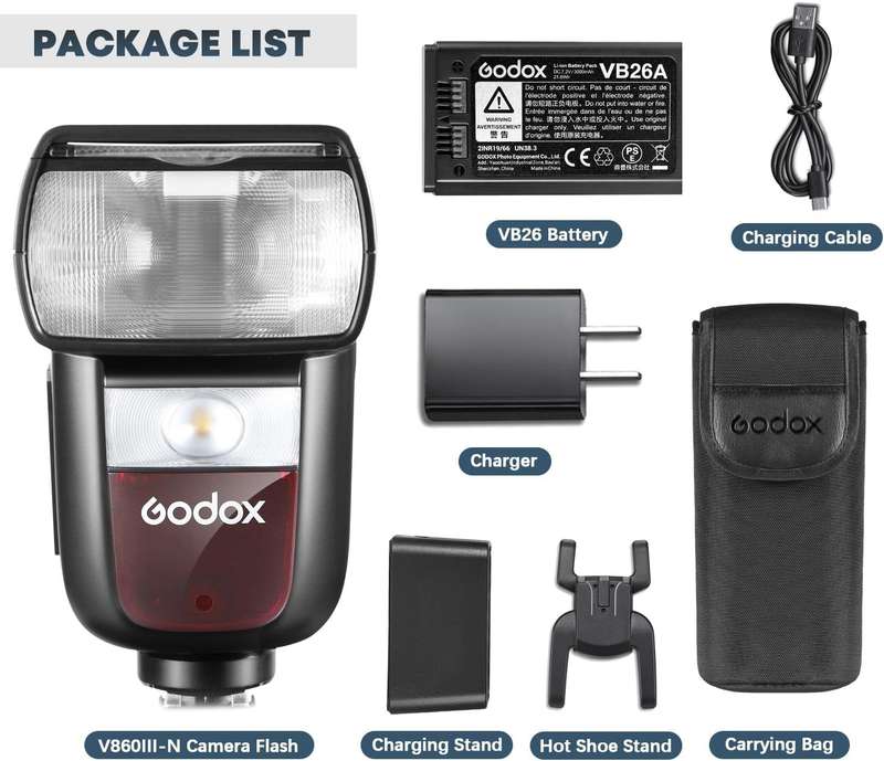 Godox V860III-N TTL Li-Ion Flash Kit Compatible with Nikon