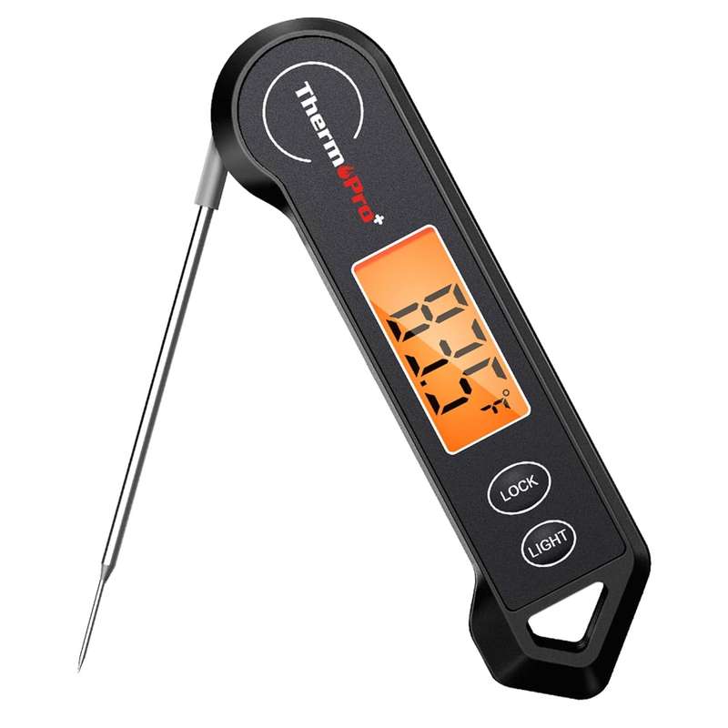 ThermoPro TP19H Digital Meat Thermometer - Available in Various Colours Black