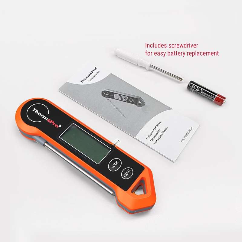 ThermoPro TP19H Digital Meat Thermometer - Available in Various Colours Black