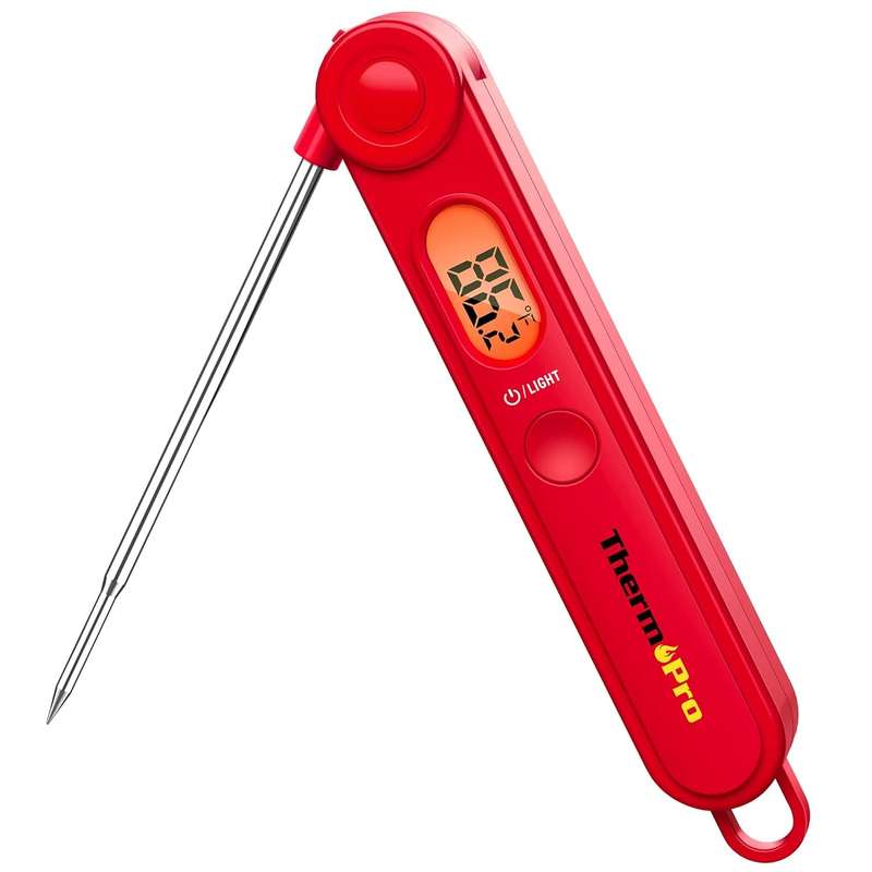 ThermoPro Digital Meat Thermometer - Available in Various Colours Red