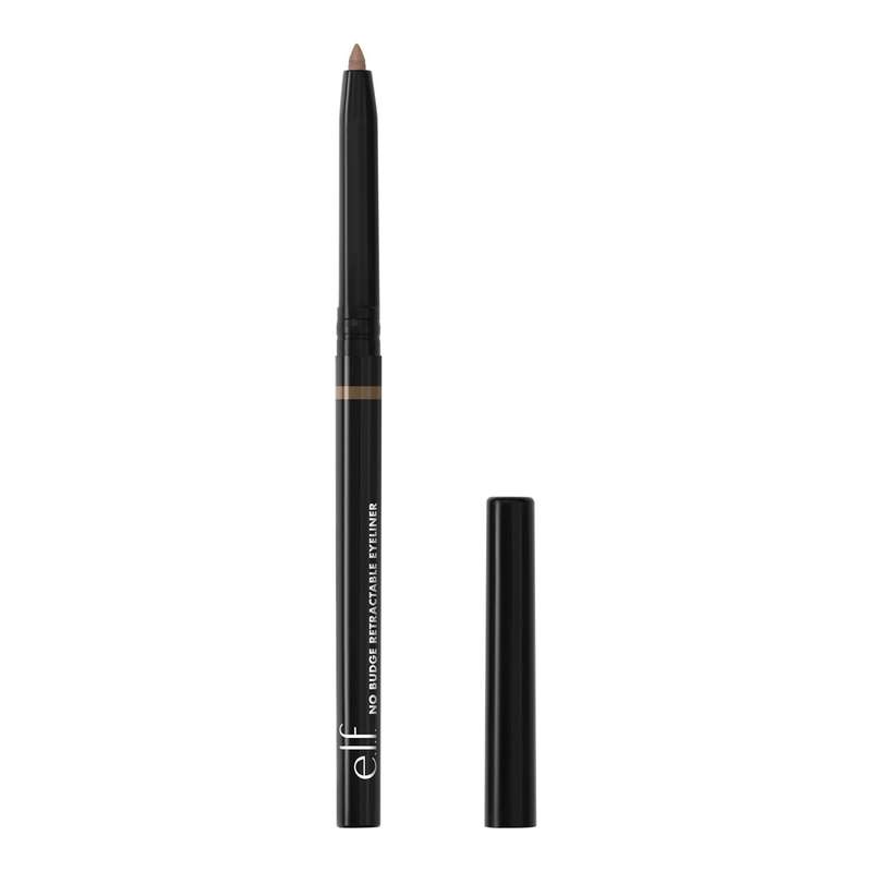 e.l.f. No Budge Retractable Eyeliner - Creamy- Ultra-Pigmented & Waterproof - Creates Bold & Defi...