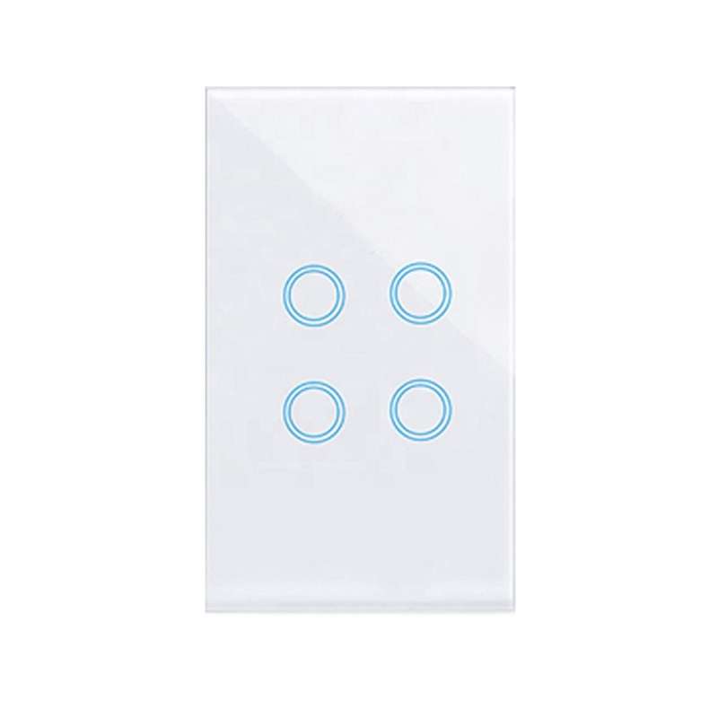 GeeWiz Wifi Smart Light Switch (NO NEUTRAL REQUIRED) - EWELINK + Capacitor 4 Gang