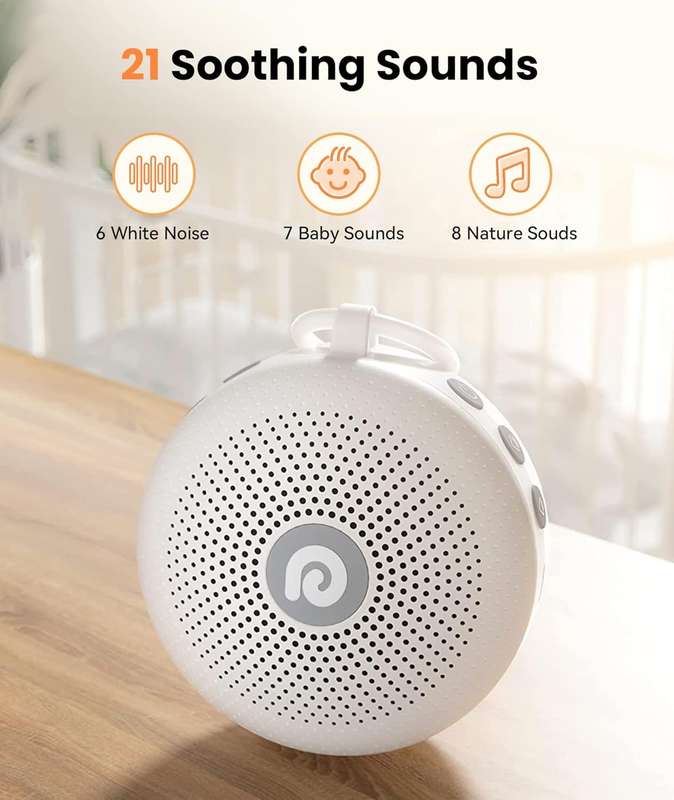 Dreamegg Sound Machine - Portable White Noise Machine - Available in Various Colours Mint Green