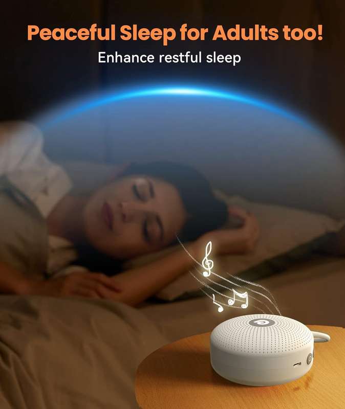 Dreamegg Sound Machine - Portable White Noise Machine - Available in Various Colours Mint Green