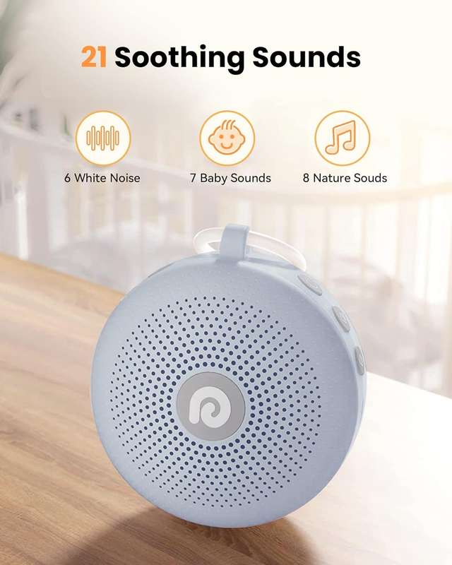 Dreamegg Sound Machine - Portable White Noise Machine - Available in Various Colours Mint Green