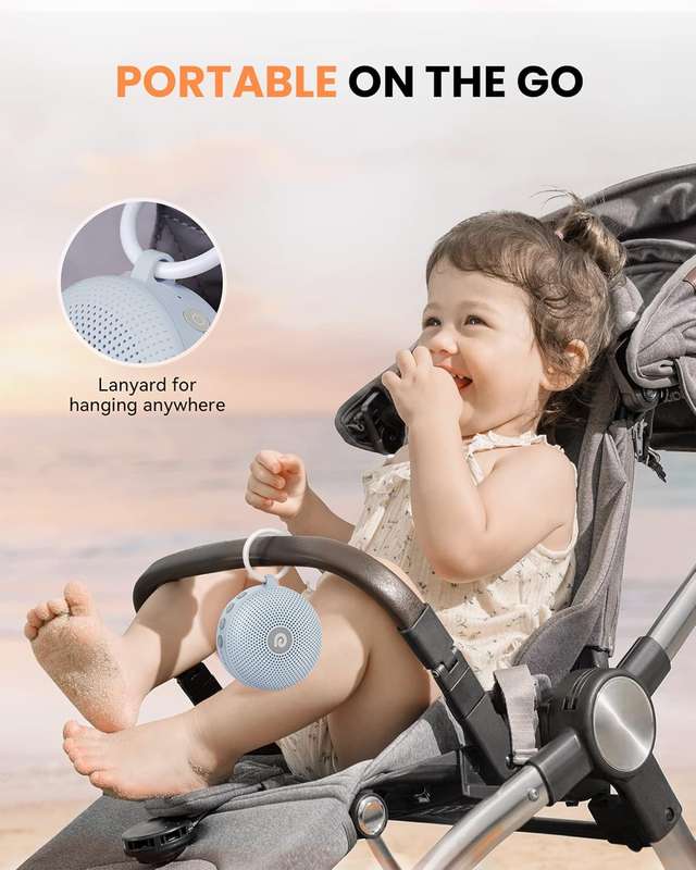 Dreamegg Sound Machine - Portable White Noise Machine - Available in Various Colours Mint Green