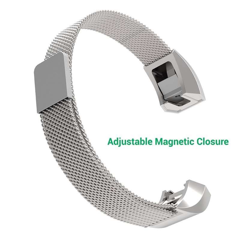 FITBIT ALTA Milanese Loop Watch Strap-Silver